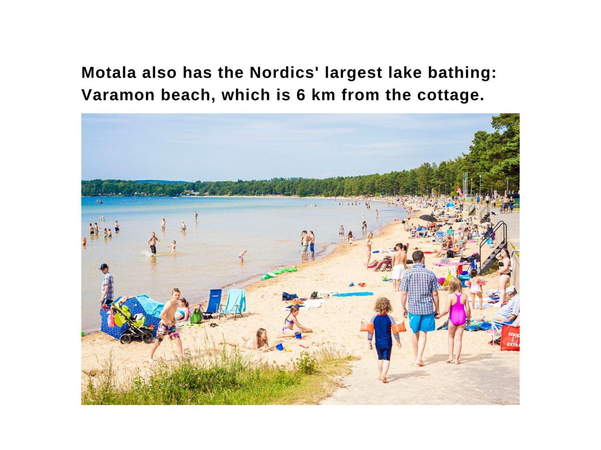 Boende - Stuga Naera Naturen, 3 Km Till Motala Centrum, Elbilsladdning Finns Pa Tomten - Privat Vaerd Exterior photo